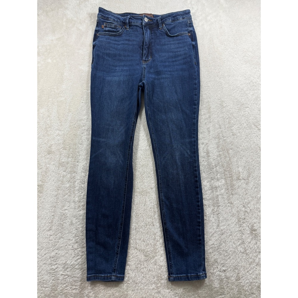 Judy Blue Womens Skinny Fit High Rise Dark Wash Jeans 13/31 Meas: 30x27.5